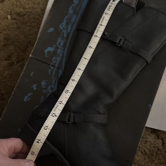 Teva DeLaVina Women's Size 8 Tall Black Leather Waterproof 1003011 Boots New - Picture 14 of 16